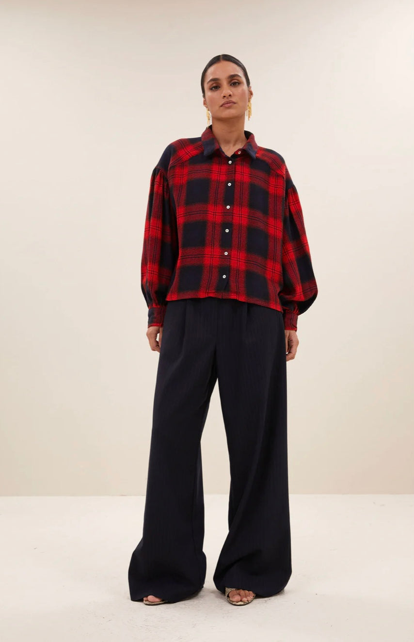 Blouse carreaux SARAH